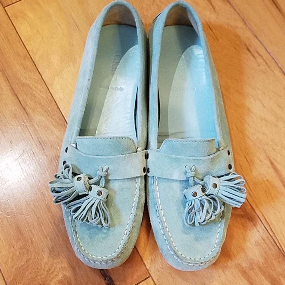 J crew tassel driving loafer